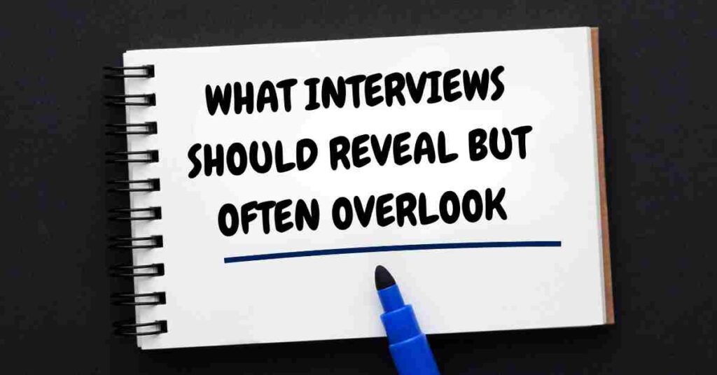 Why a polished CV is a risky way to hire​